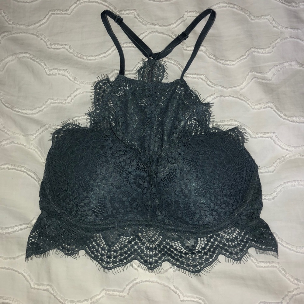 Gray bralette